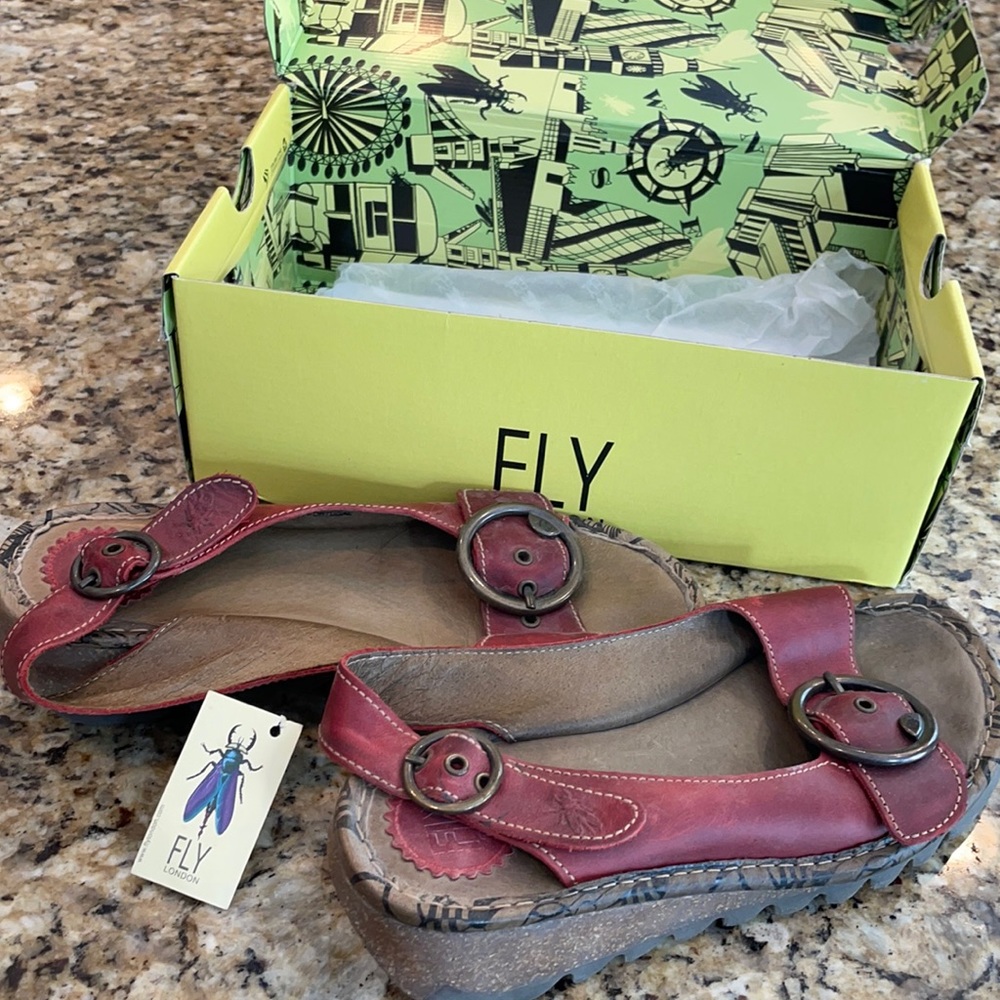FLY London Leather Sandals